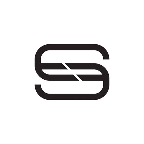 Black Letter S Logo