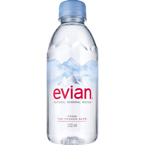 Evian Natural Mineral Water Ml Bottle Agua Selectos