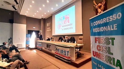 Congresso First Cisl Umbria Francesco Marini Confermato Segretario