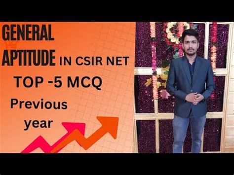 General Aptitude Csir Net Questions Youtube