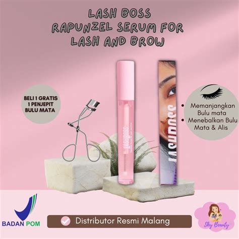 Jual Ready Lash And Brow Rapunzel Serum By Lashboss Serum Bulu Mata