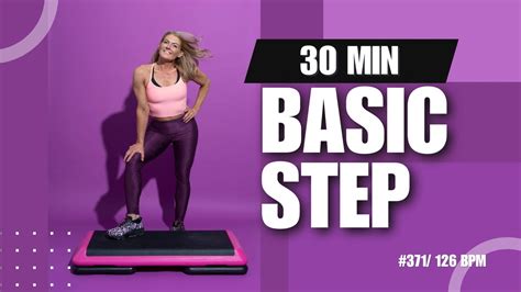 30 Min BEGINNER BASIC STEP AEROBICS Workout Video 126 BPM 371