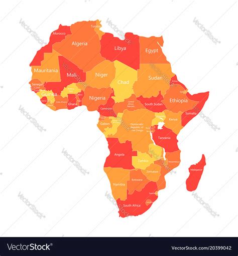 Map Of Africa And Surrounding Countries - Oconto County Plat Map