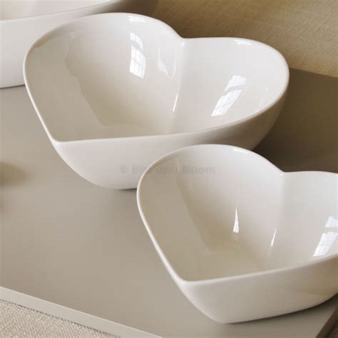 Set Of 2 Heart Shaped Bowls Bliss And Bloom