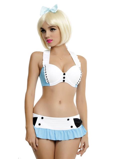 Alice In Wonderland Swimsuit Disney Swimsuits From Hot Topic