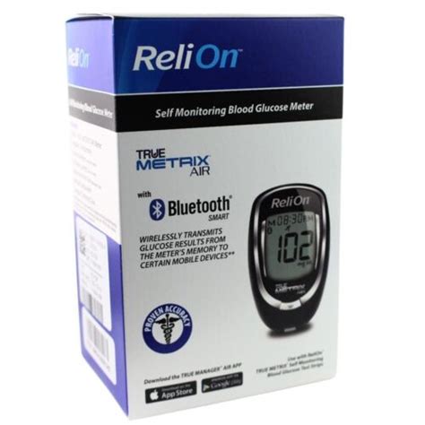 True Metrix Air Self Monitoring Blood Glucose Meter With Bluetooth Free