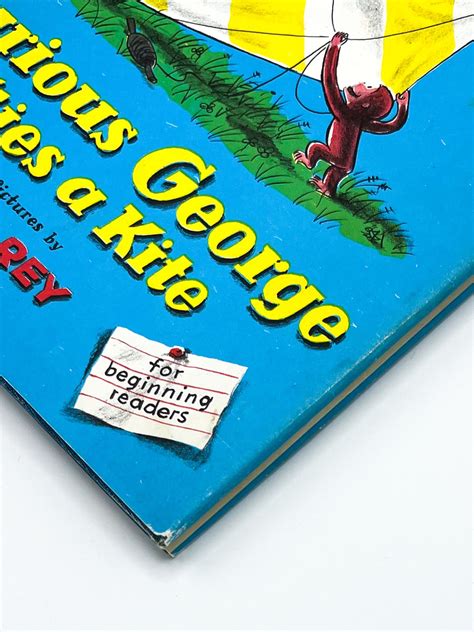 CURIOUS GEORGE FLIES A KITE By Rey Margaret Rey H A 1958 First