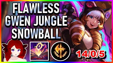 Snowballing Early With Gwen Jungle Youtube