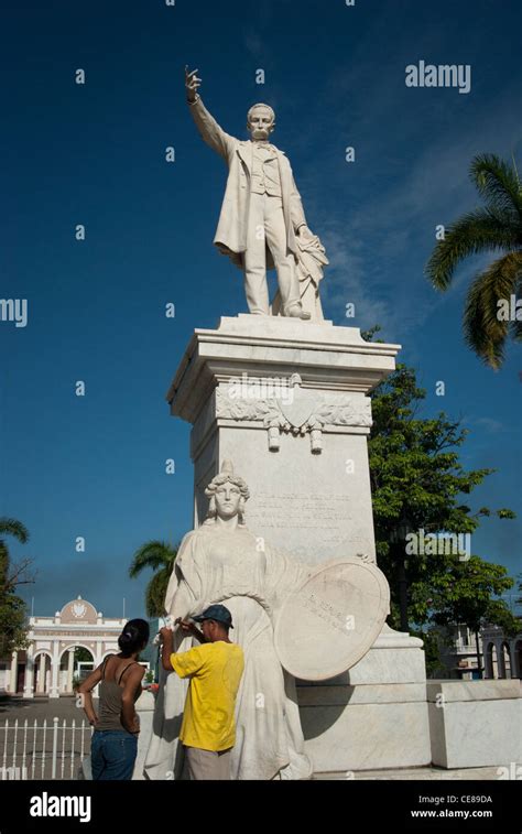 Statue of Jose Marti Cienfuegos Cuba Stock Photo - Alamy