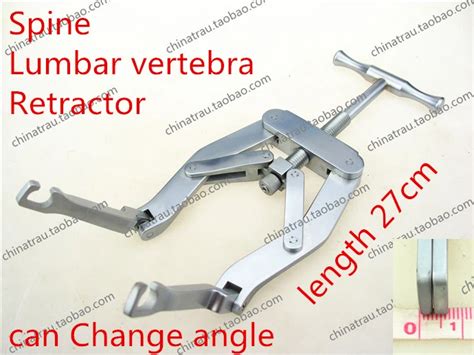 Instrumento médico ortopédico Retractor de la columna vertebral Lumbar