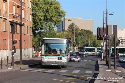 Bus Rkh Sur La Ligne Ratp Porte Des Lilas Paris