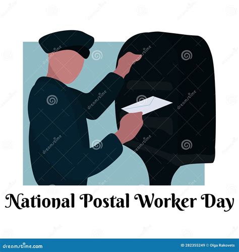 National Postal Worker Day Poster Or Banner Design For Holiday Date