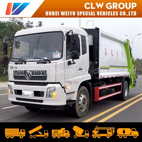 Dong Feng Tianjin Cbm Liters Compaction Refuse Collection