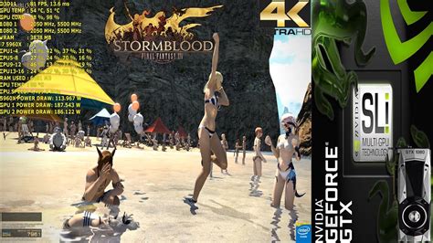 Final Fantasy Xiv Stormblood Benchmark 4k Maximum Settings Gtx 1080