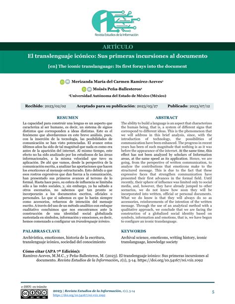 Pdf El Translenguaje Ic Nico Sus Primeras Incursiones Al Documento