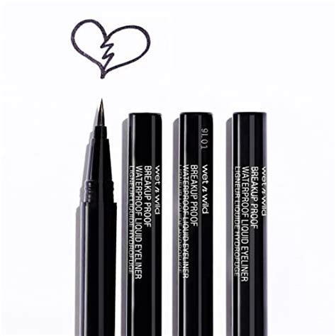 Wet N Wild Mega Last Breakup Proof Liquid Waterproof Eyeliner Brush Tip