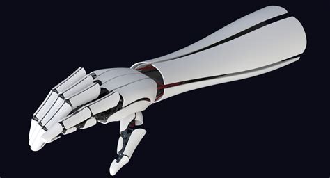 Robot Hand Arm Animation D Model Turbosquid