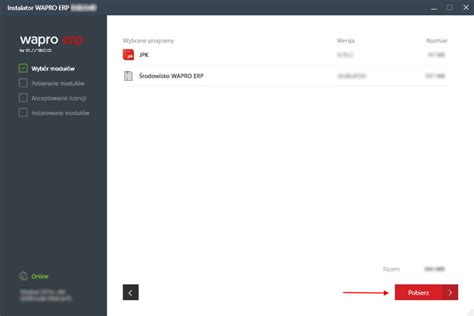Jak pobrać i zainstalować program WAPRO JPK WAPRO ERP Pomoc