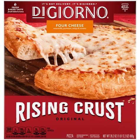 DiGiorno Rising Crust Frozen Pizza - Four Cheese - Shop Pizza at H-E-B