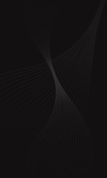 Premium Vector Curved Abstract Stripes Background