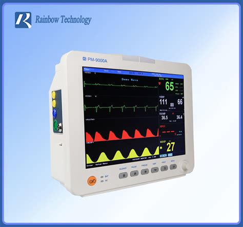 Durable Portable Multiparameter Monitor Color TFT LCD Patient Monitor