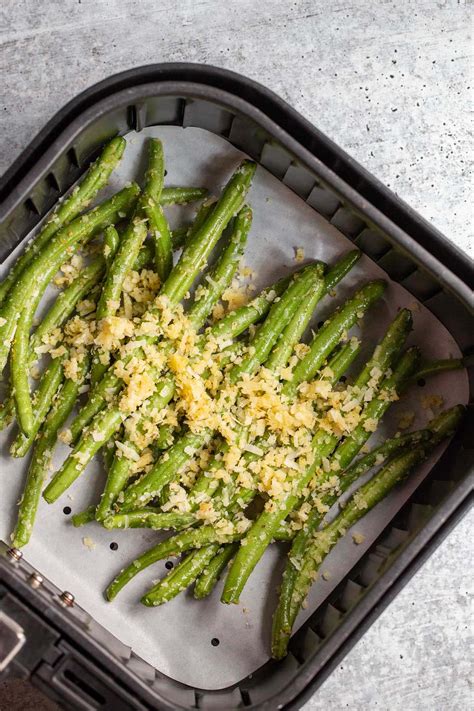 Air Fryer Parmesan Green Beans Food Banjo