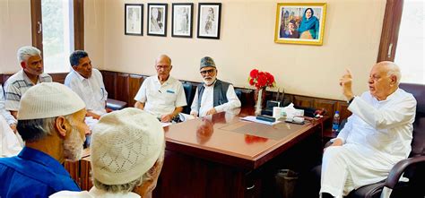 Dr. Farooq expresses concern over severe water shortage affecting both