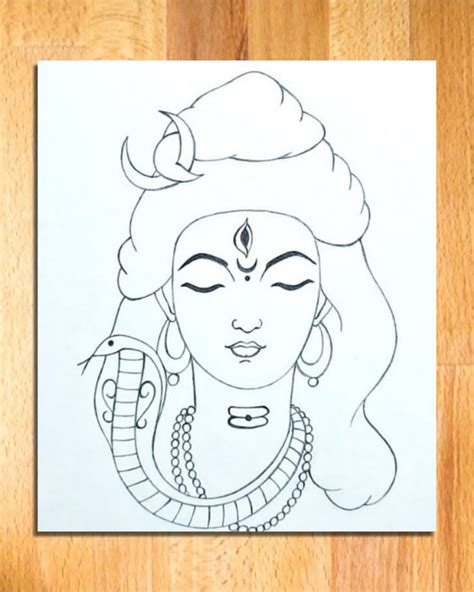 How To Draw Lord Shiv Drawing Step By Step Easy Cartoon Drawings