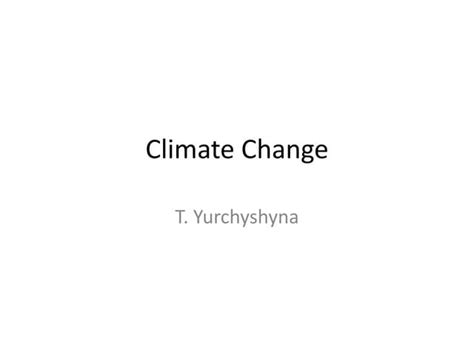 Climate Change | PPT