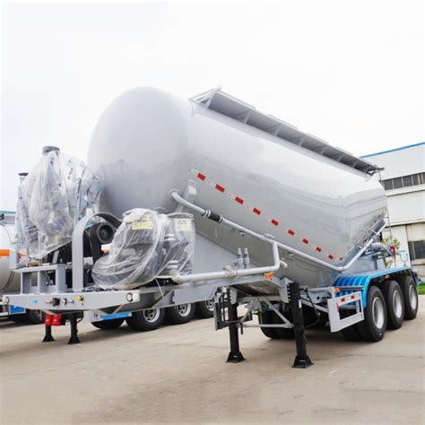 3 Axle Pneumatic Cement Tanker Bulk Trailer For Sale In Mauritius Port