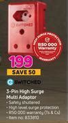 Switched Pin High Surge Multi Adaptor Offer At Game