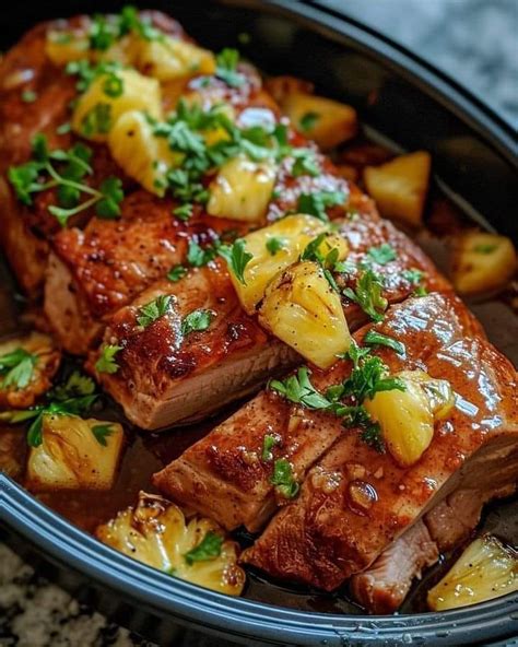 Slow Cooker Pineapple Pork Recipe Iadun