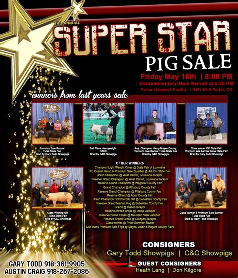 Super Star Pig Sale