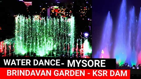 WATER DANCE MYSORE BRINDAVAN GARDEN KRISHNA RAJA SAGAR DAM