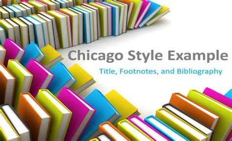 Chicago Style Example Title Footnotes And Bibliography Wr1ter