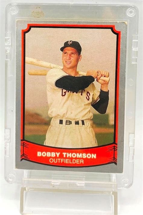 Vintage 1988 Pacific Baseball Legends Bobby Thomson Card 45 Original