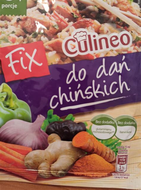 Fix do dań chińskich Culineo kalórie kJ a nutričné hodnoty