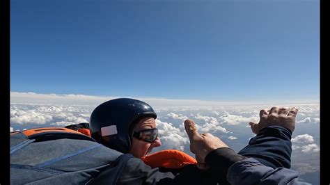 Steve Skydiving On His AFF Level Two Skydive And He S Parachuting