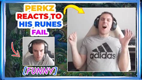 Vit Perkz Reacts To Not Saving His Runes Funny Youtube