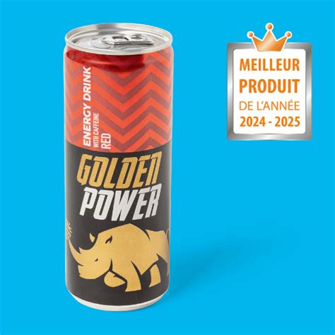 Golden Power Boisson Nergisante Red Bon March Chez Aldi