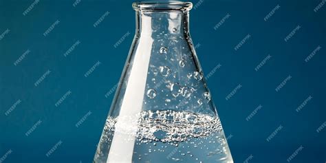 Erlenmeyer Flask Filled With Bubbling Liquid Premium Ai Generated Image