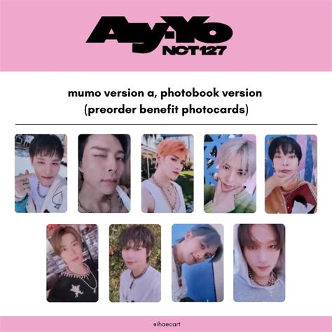 Kei On Twitter Nct 127 Ay Yo Album Pob Photocard Pc List Template