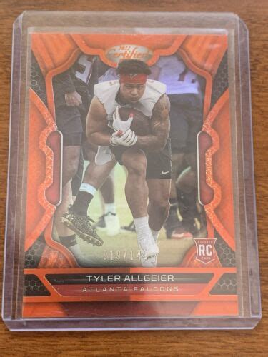 Tyler Allgeier Rc Certified Rookie Atlanta Falcons Rc Ebay