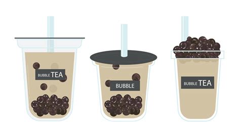 Bubble Milk Tea Special Promotions Design Boba Milk Tea Pearl Milk