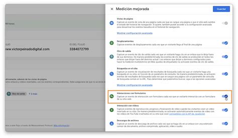 Nueva función Seguimiento formulario de Google Analytics 4