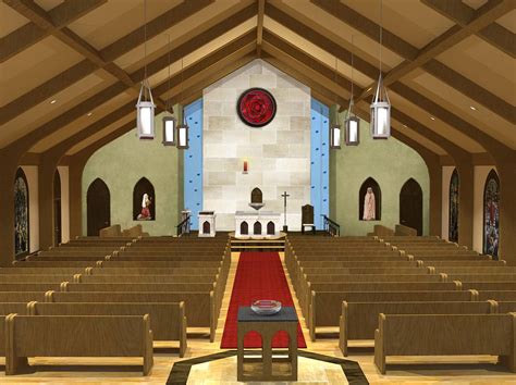 st bernadette catholic church conceptual design creating spaces