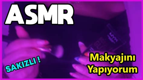 Sana Makyaj Yapıyorum ASMR Türkçe ASMR YouTube