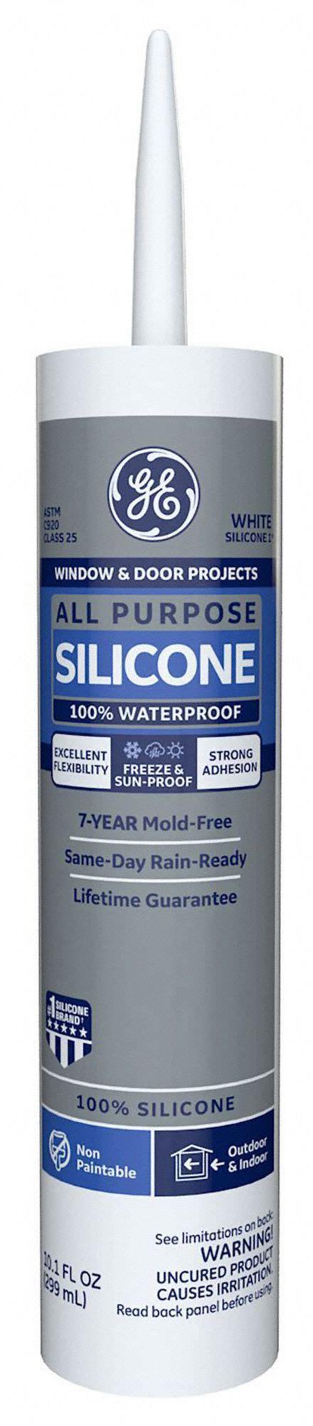 GE All Purpose Silicone White Silicone Sealant 4UG99 2749483