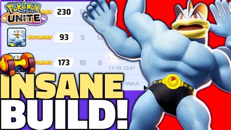 Pokémon Unite Machamp Spragels Build Is 100 Insane😳 New Machamp