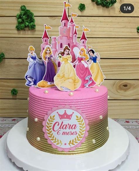 Pin De Sabores De Infância Em Princesas Disney Bolo De Aniversário Da